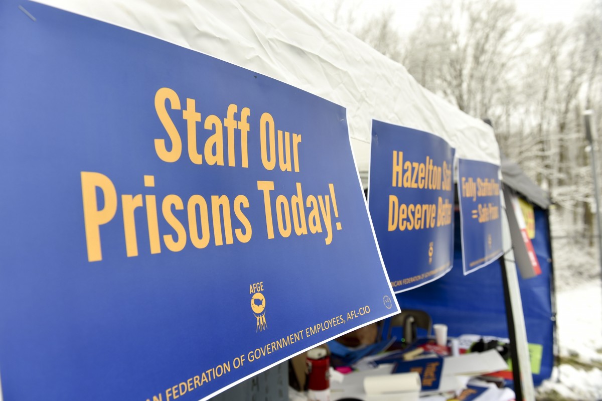 Bureau of Prisons review team tours Hazelton prisons this week